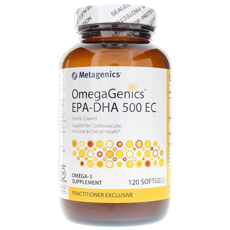 Metagenics Omegagenics Epa Dha 500 Enteric Coated 120 Softgels - VitaHeals.com