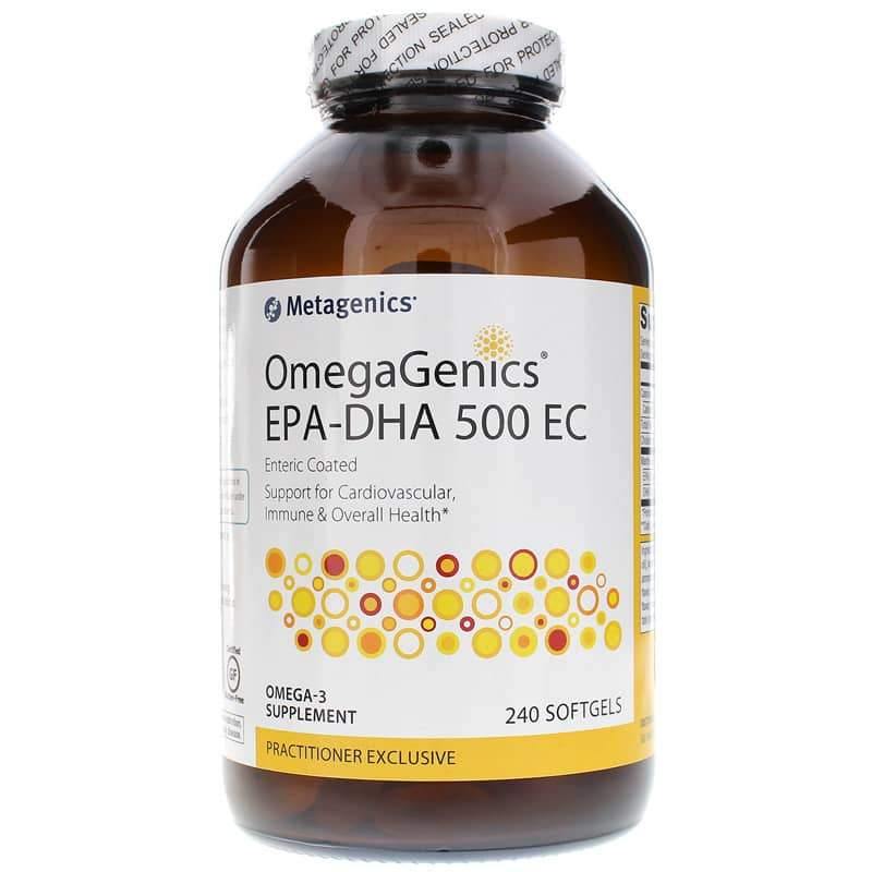 Metagenics Omegagenics Epa Dha 500 Enteric Coated 240 Softgels - VitaHeals.com