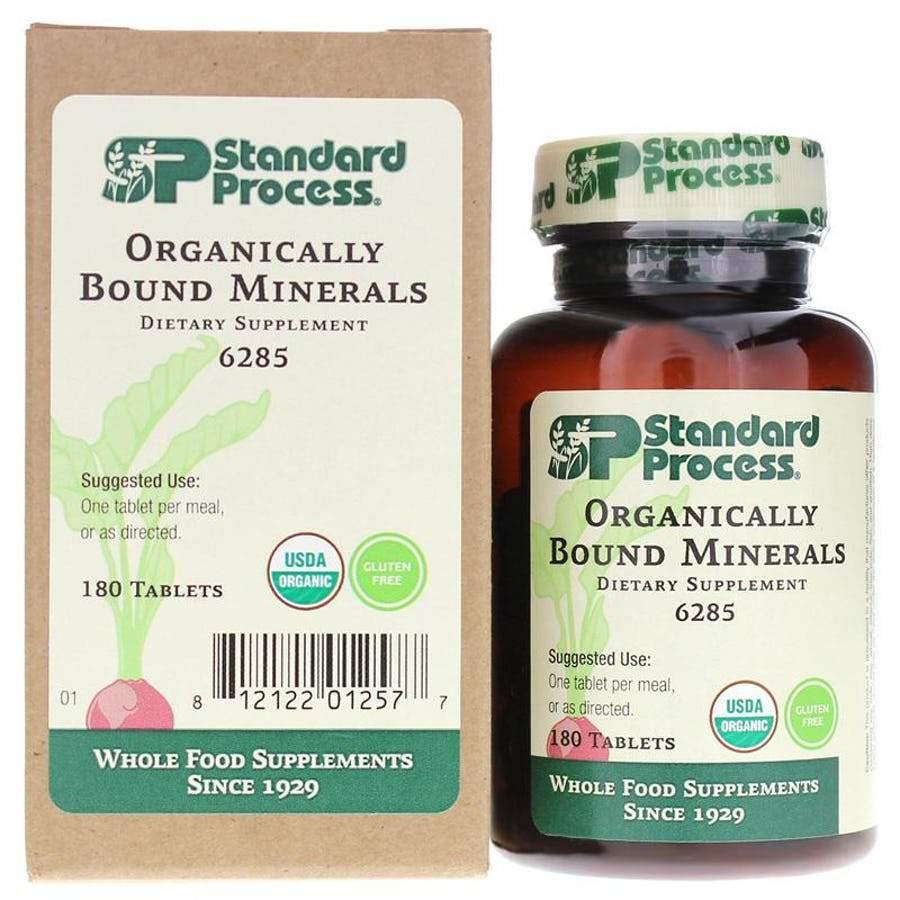 Standard Process Organically Bound Minerals 180 Tablets 2 Pack - VitaHeals.com