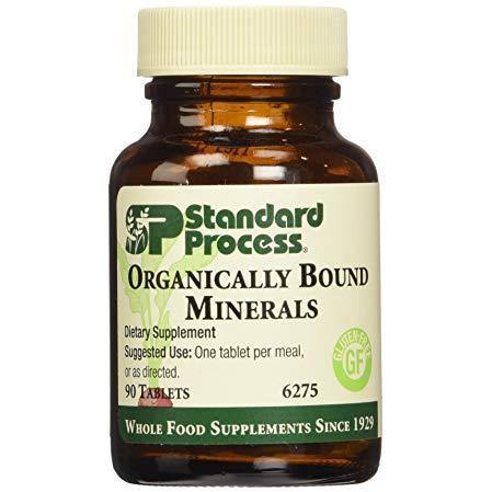 Standard Process Organically Bound Minerals 90 T - VitaHeals.com