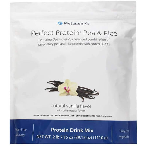 Metagenics Perfect Protein Pea And Rice Vanilla - VitaHeals.com
