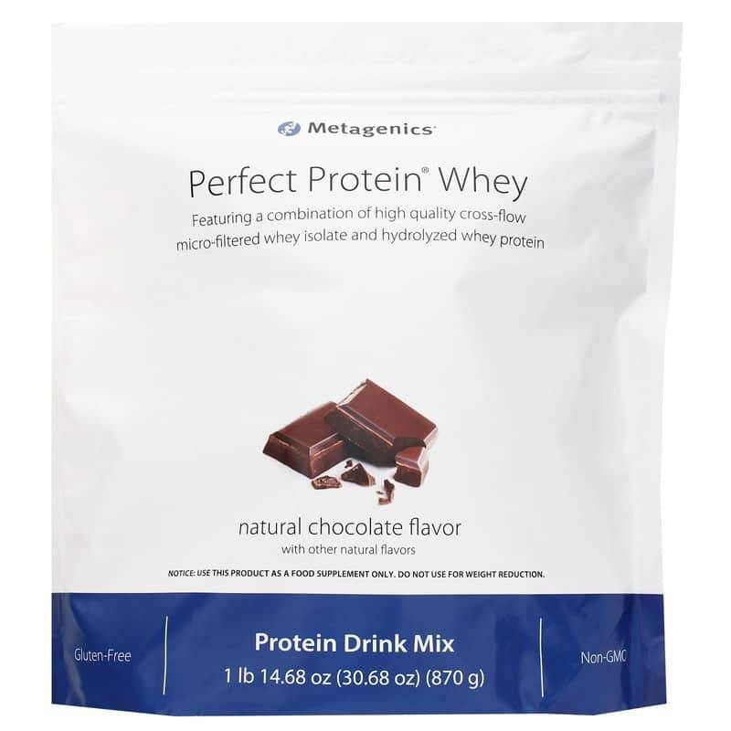 Metagenics Perfect Protein Whey Chocolate 30 Servings - VitaHeals.com