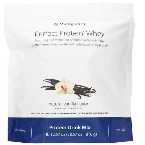 Metagenics Perfect Protein Whey Vanilla 30 Servings - VitaHeals.com
