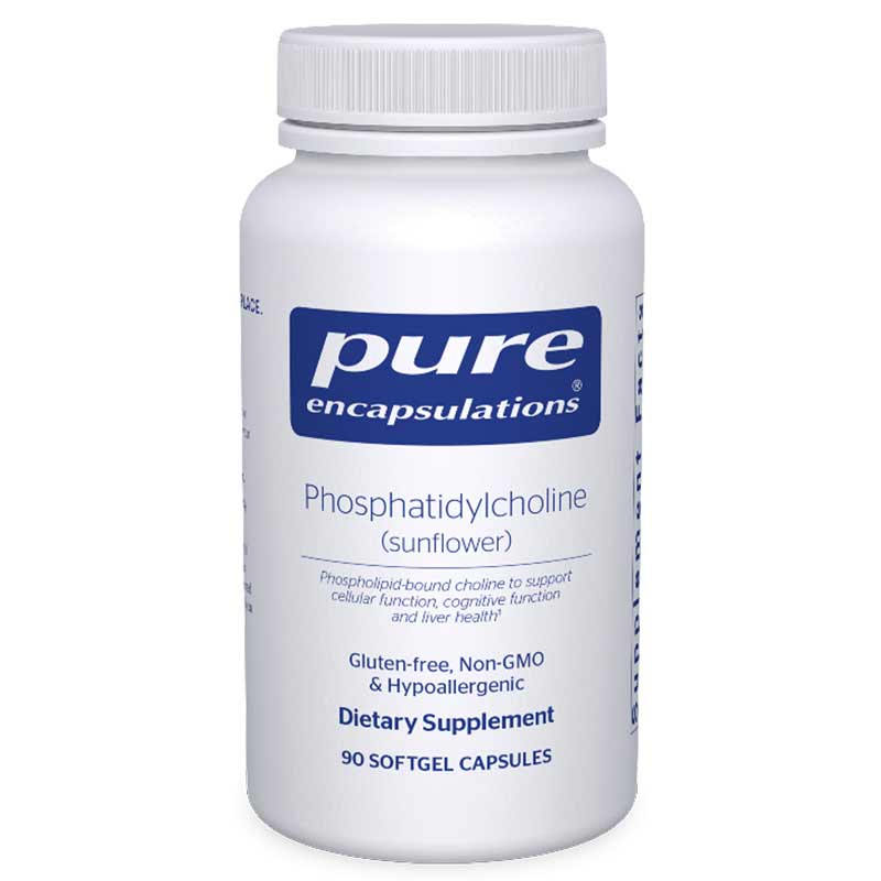 Pure Encapsulations Phosphatidylcholine (sunflower) 90 Softgels