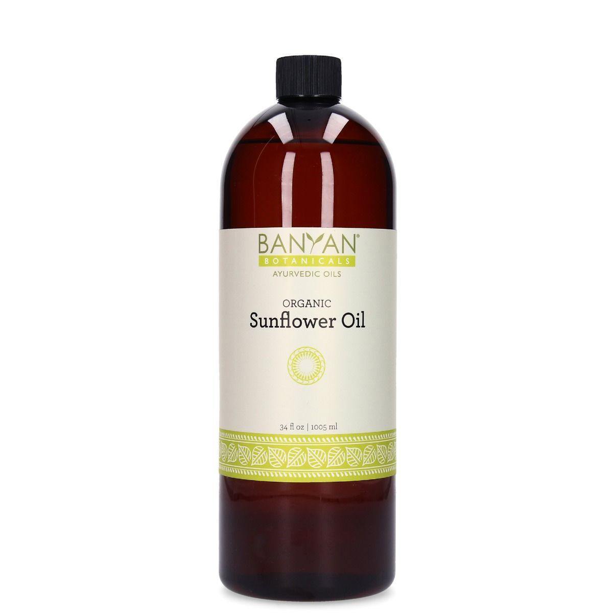 Banyan Botanicals Sunflower Oil Organic 34 Oz 2 Pack - VitaHeals.com