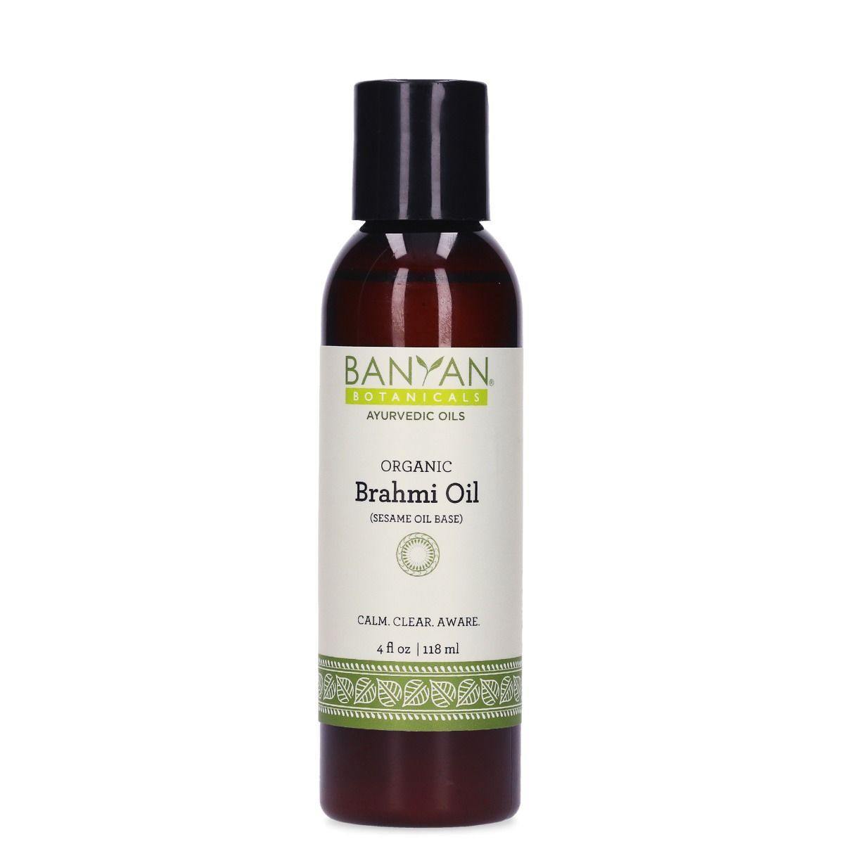 Banyan Botanicals Brahmi Oil Sesame, Organic 4 Oz 3 Pack - VitaHeals.com