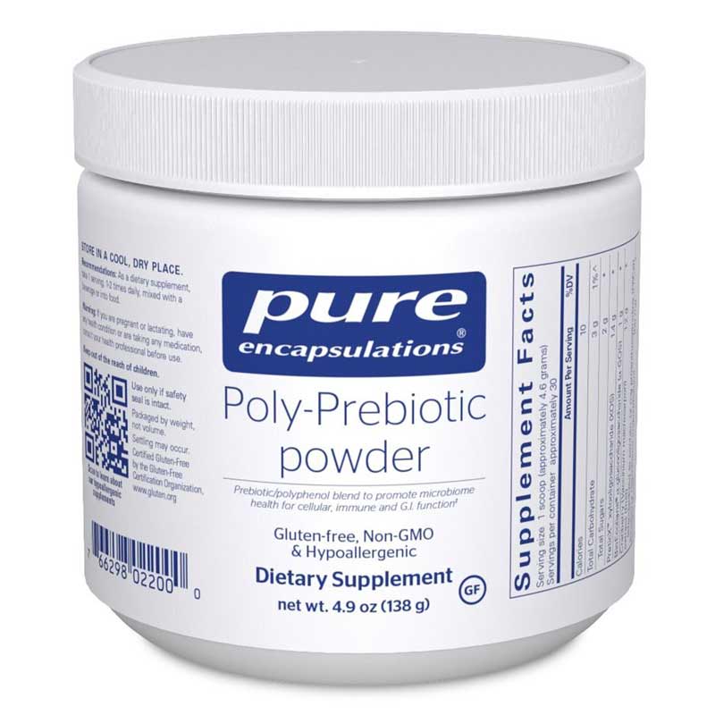 Pure Encapsulations Poly-Prebiotic Powder 4.9 Oz