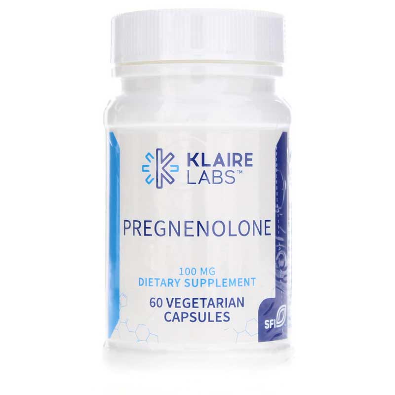 Klaire Labs Pregnenolone 100 Mg 60 Veg Capsules