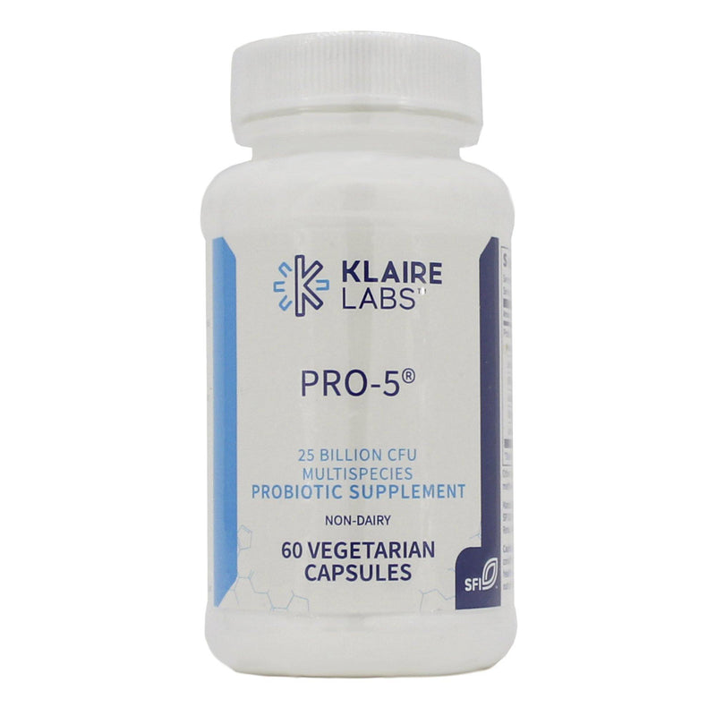 Klaire Labs Pro 5 Probiotic 60 Count - VitaHeals.com