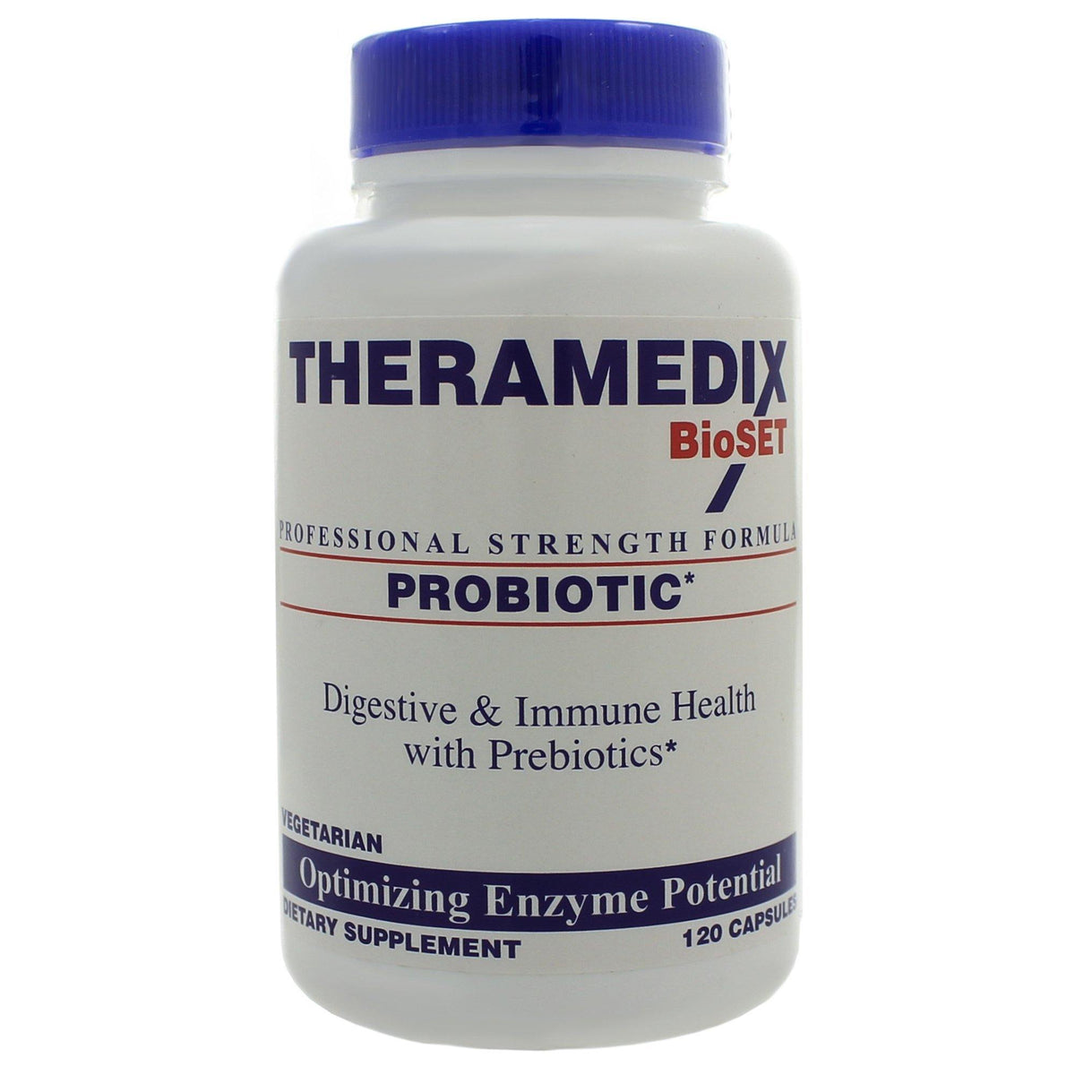 Theramedix BioSET Probiotic 120 Capsules - VitaHeals.com