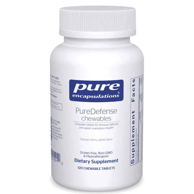 Pure Encapsulations PureDefense Chewables 120 Chewable Tablets