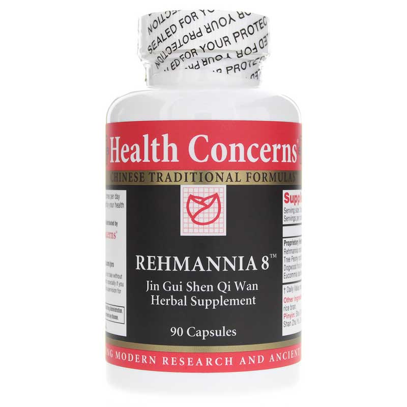 Health Concerns Rehmannia 8 90 Capsules