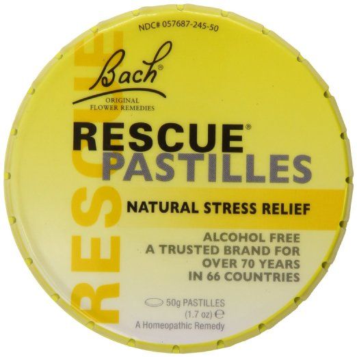 Bach Flower Essences Rescure Remedy Pastilles Black Currant 50Grams Pastilles (1.7 oz)