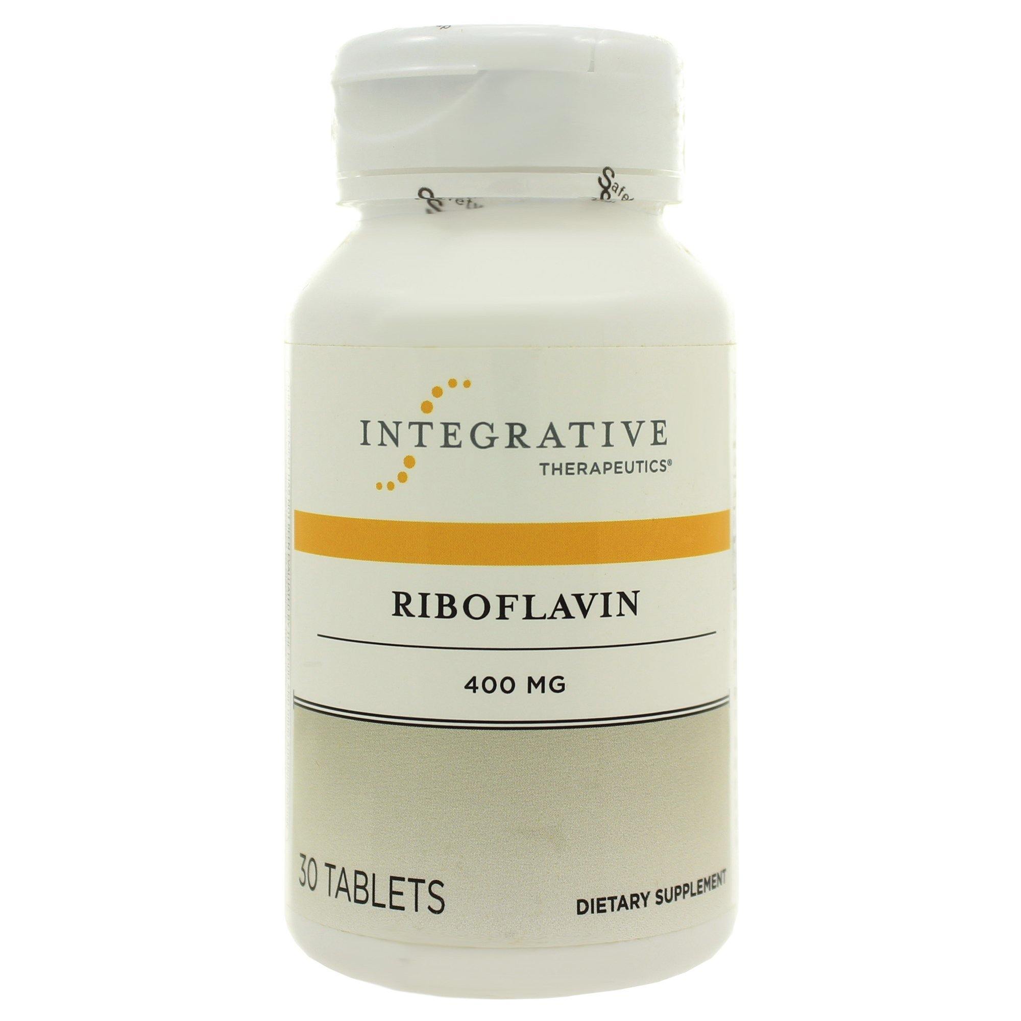 Integrative Therapeutics Riboflavin Vitamin B2 400 Mg 30 Tablets