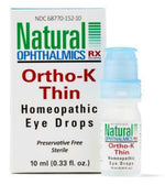 Natural Ophthalmics Ortho-K Thin (Day Time) Eye Drops,10 ml Expire 6.2022 - VitaHeals.com