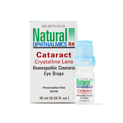Cataract Crystalline Lens Eye Drops 10 ml Expire 6.2023 PACK OF 2 - Natural Ophthalmics - VitaHeals.com