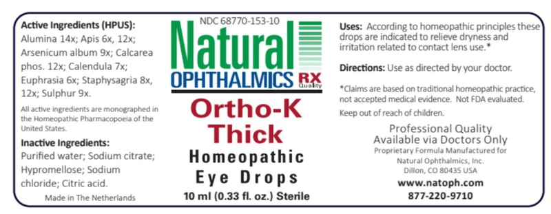 Natural Ophthalmics Ortho-K Thick (Night Time) 10 ml Eye Drops Expire 6.2022 PACK OF 2 - VitaHeals.com