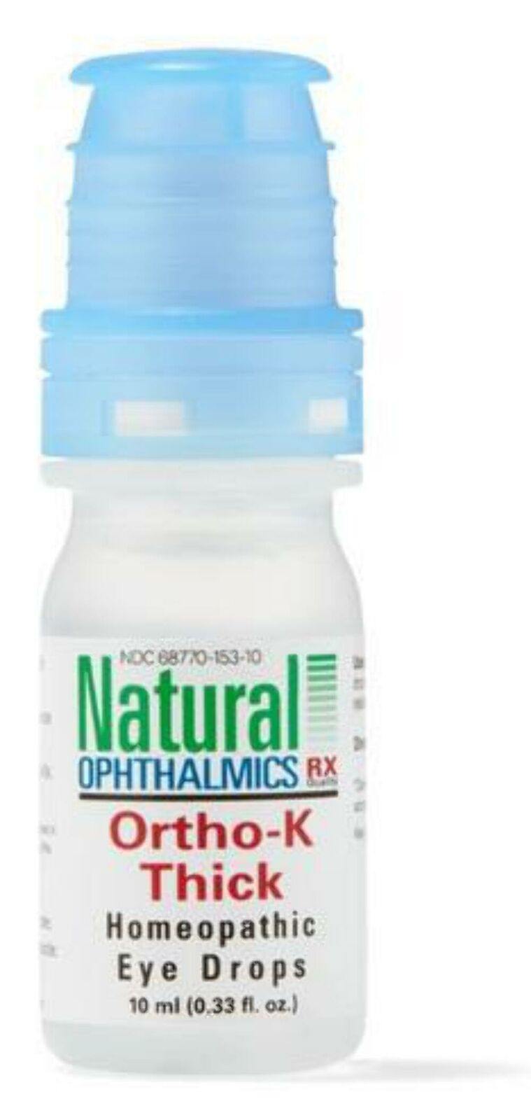 Natural Ophthalmics Ortho-K Thick (Night Time) 10 ml Eye Drops Expire 6.2022 PACK OF 2 - VitaHeals.com