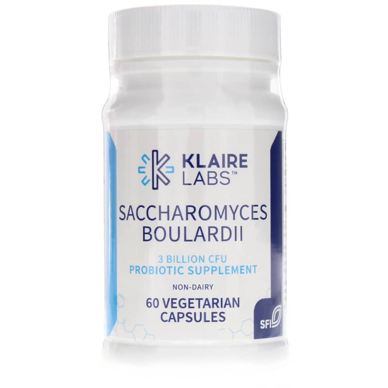 Klaire Labs Saccharomyces boulardii 3 Billion CFU 60 Veg Capsules