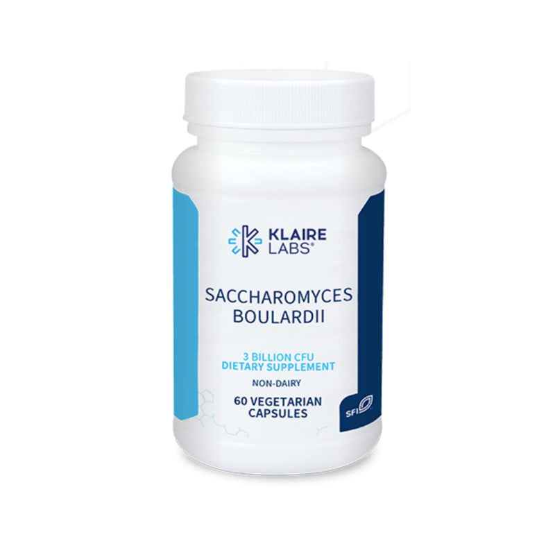 Klaire Labs Saccharomyces Boulardii A Powerful, Unique Yeast Probiotic 60 Count 2 Pack - VitaHeals.com