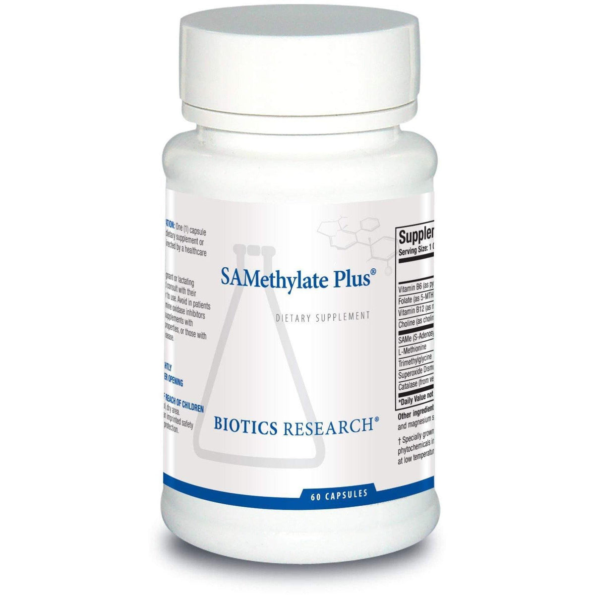 Biotics Research Samethylate Plus 60 Count By 2 Pack - VitaHeals.com