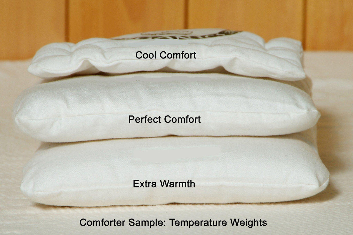 Holy Lamb Organics Dual-Weight Wool Comforter - VitaHeals.com