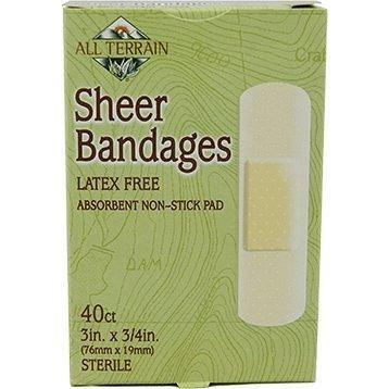 All Terrain Sheer Bandages 3/4" X 3" 40 Pc 3 Pack - VitaHeals.com