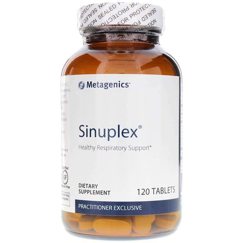 Metagenics Sinuplex Healthy Respiratory Support 120 Tablets 2 Pack - VitaHeals.com