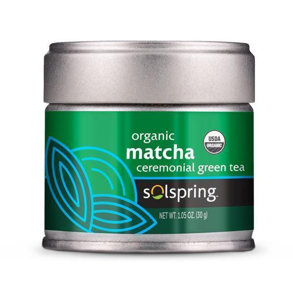 Deals Solspring Organic Matcha Ceremonial Green Tea 1.05 Oz Dr.Mercola Deal 2 Pack New Label - VitaHeals.com