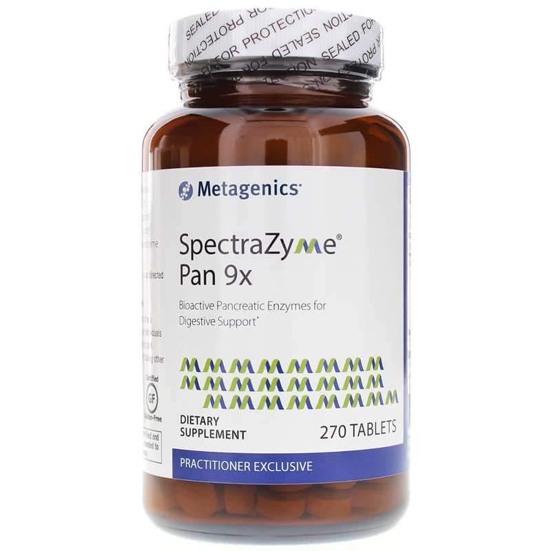 Metagenics Spectrazyme Pan 9X Digestive Support 270 Tablets 2 Pack - VitaHeals.com