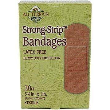 All Terrain Strong Strip Bandages 1" X 3.25" 20 Pc 3 Pack - VitaHeals.com