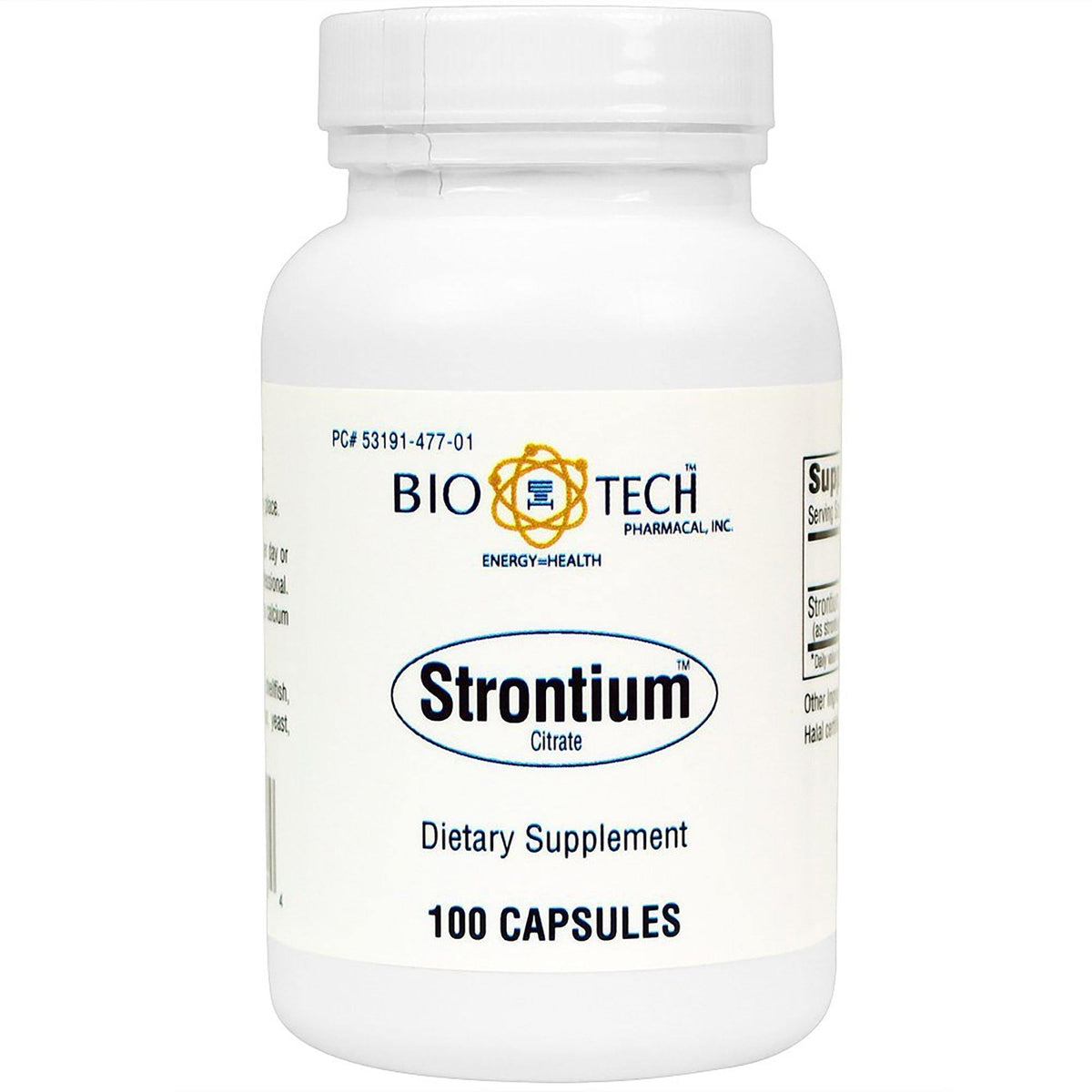 Bio-Tech Strontium Citrate 300Mg 100 Capsules - VitaHeals.com