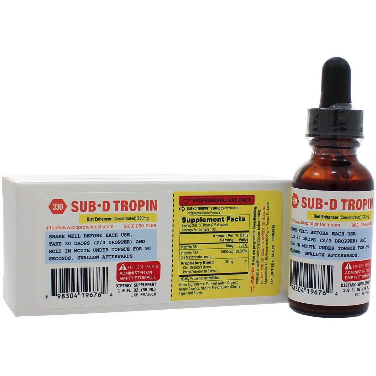 BioProtein Technology Sub D Tropin 1 Ounce Bioprotein Technology - VitaHeals.com