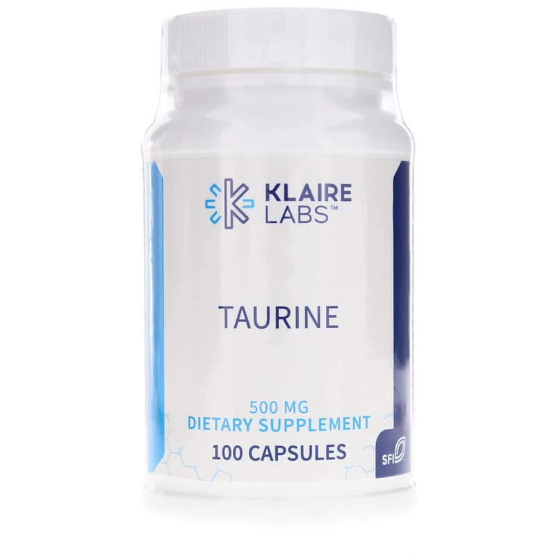 Klaire Labs Taurine 500 Mg 100 Capsules