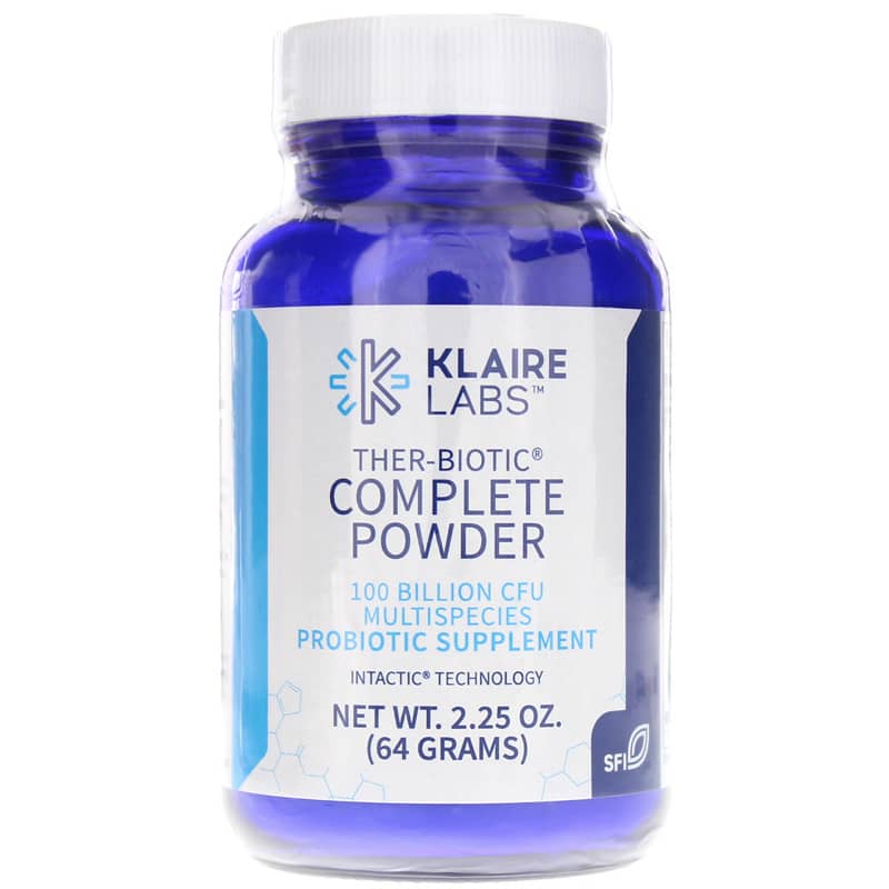 Klaire Labs Ther-Biotic Complete Powder Probiotic 100 Billion CFU