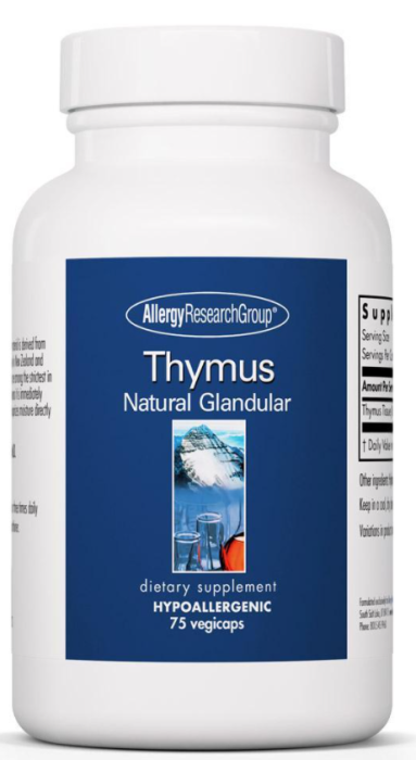 Allergy Research Group Thymus 75 Capsules
