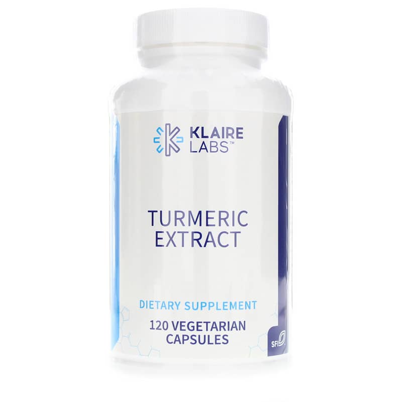 Klaire Labs Turmeric Extract 120 Veg Capsules