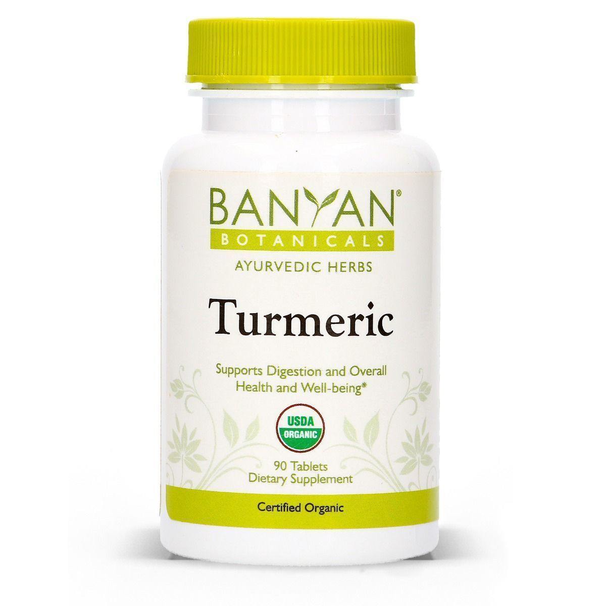 Banyan Botanicals Turmeric Organic 90 Tabs 2 Pack - VitaHeals.com