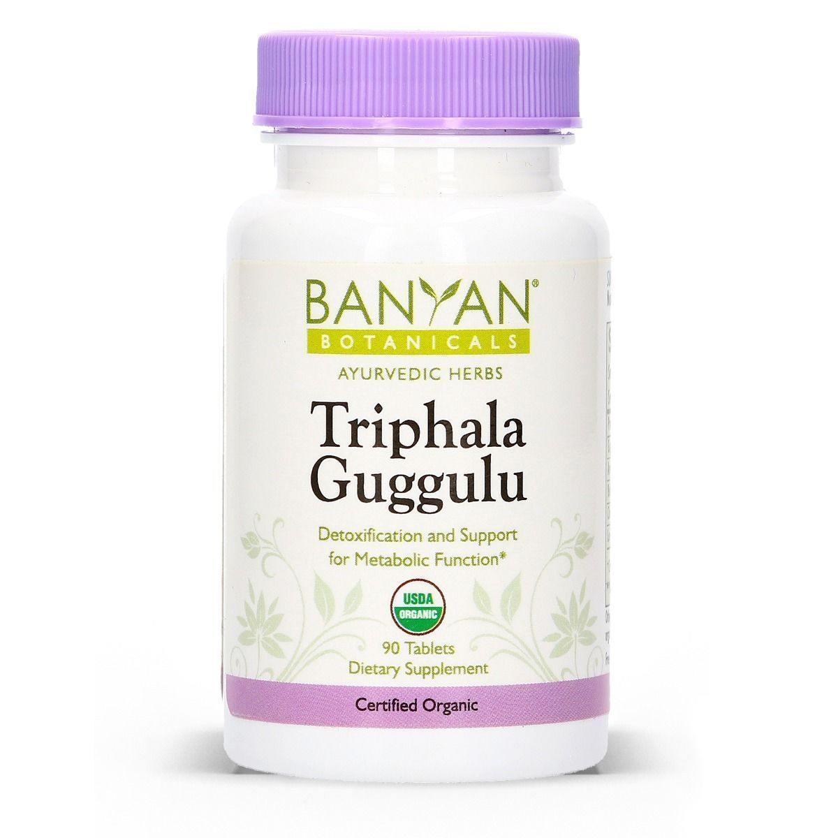 Banyan Botanicals Triphala Guggulu 300 Mg 90 Tabs - VitaHeals.com