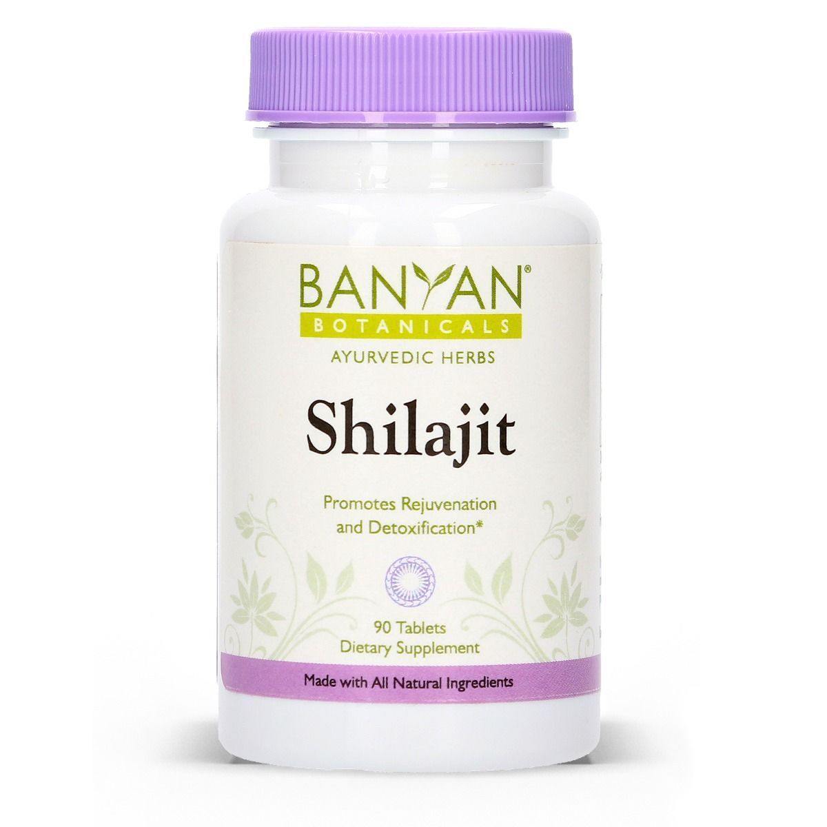 Banyan Botanicals Shilajit Organic 90 Tabs - VitaHeals.com