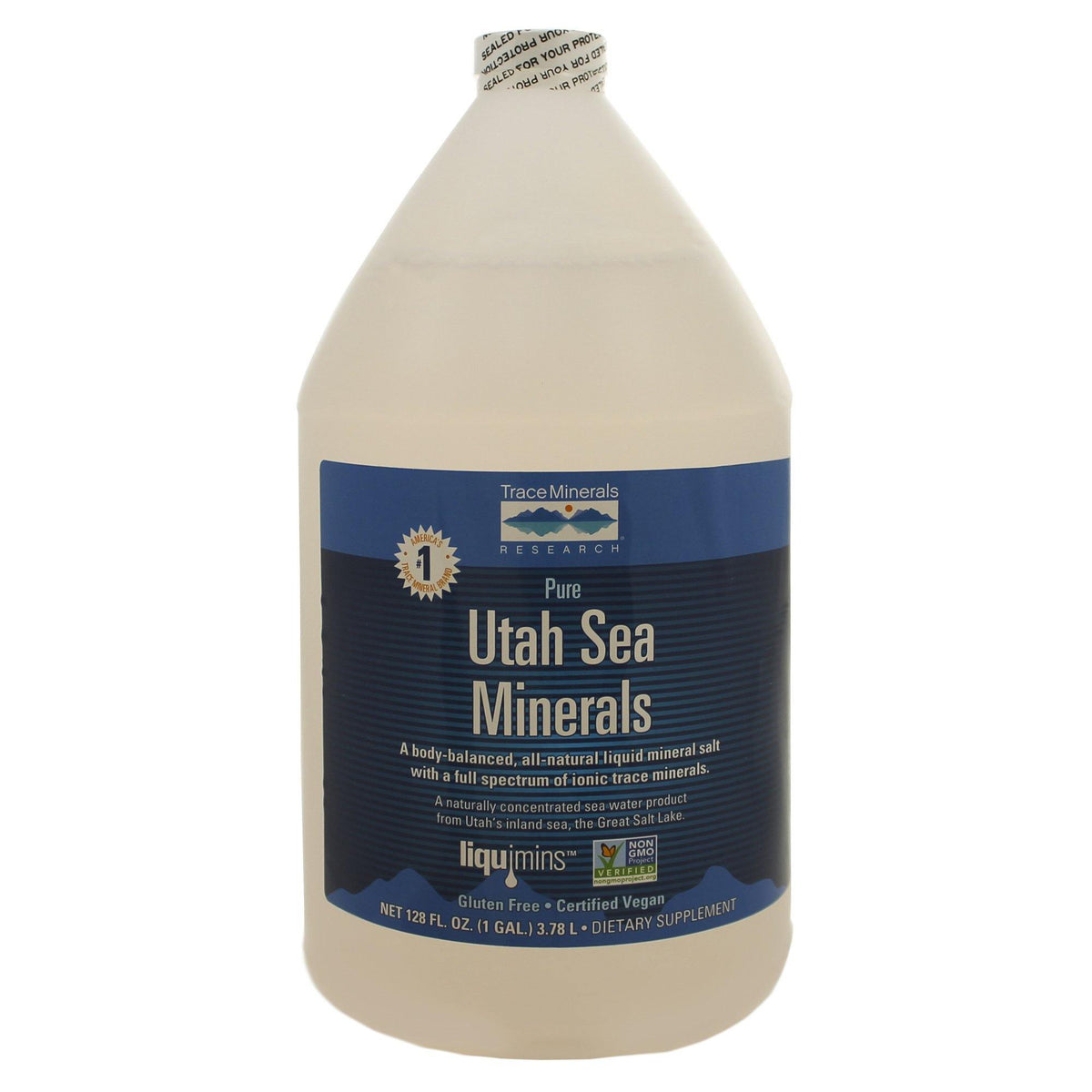 Trace Minerals Research Utah Sea Minerals 128 Fl.Oz - VitaHeals.com