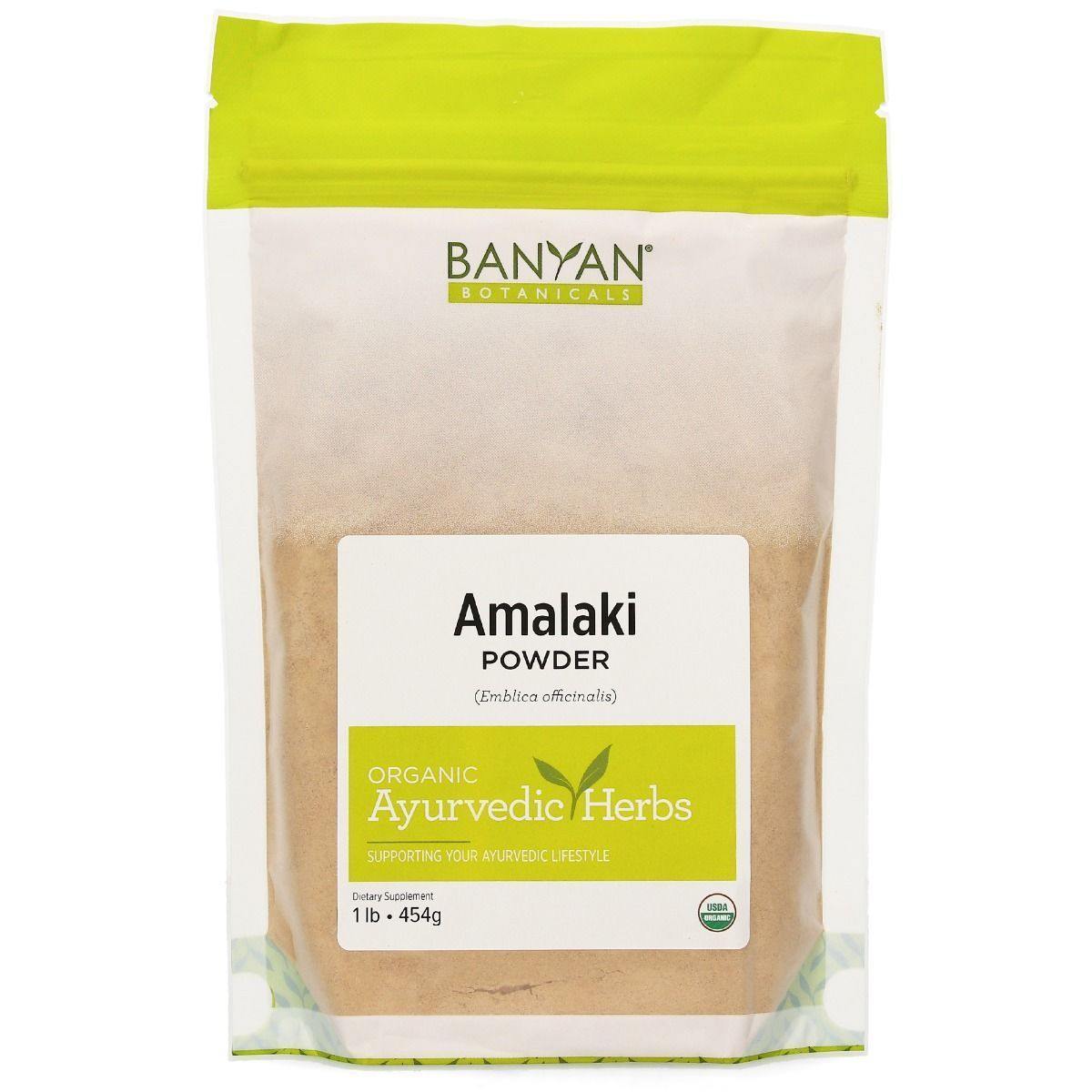 Banyan Botanicals Amalaki Fruit Powder, Organic 1 Lb 2 Pack - VitaHeals.com