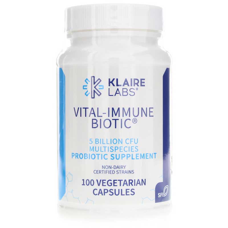 Klaire Labs Vital-Immune Biotic 10 Billion CFU 100 Capsules