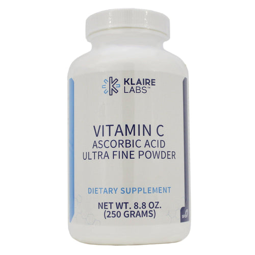 Klaire Labs Vitamin C Powder 1000Mg 250 Grams 2 Pack - VitaHeals.com