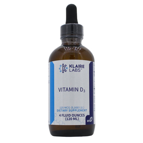 Klaire Labs Vitamin D3, 5000 Iu 4 Ounces 2 Pack - VitaHeals.com