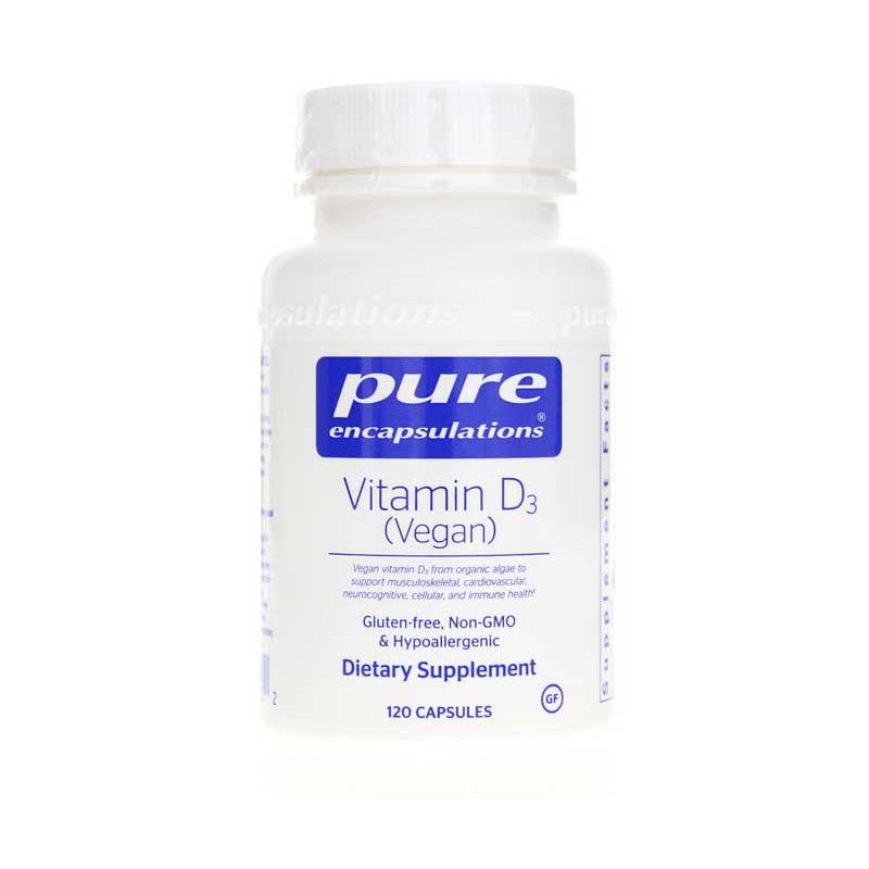 Pure Encapsulations Vitamin D3 (Vegan) 50 Mcg 120 Capsules