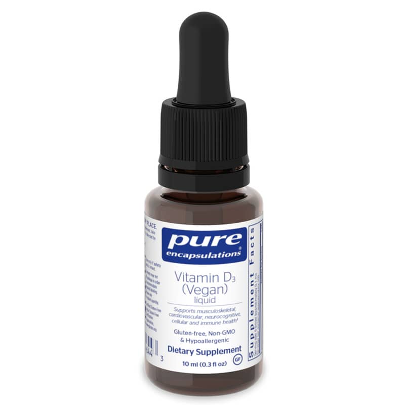 Pure Encapsulations Vitamin D3 Vegan Liquid 0.3 Oz