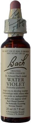 Bach Flower Essences Water Voilet 20ml