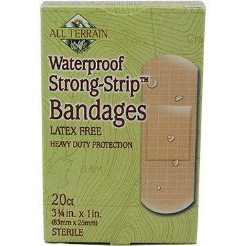 All Terrain Waterproof Strong Strip 1" X 3.25" 20 Pc 3 Pack - VitaHeals.com