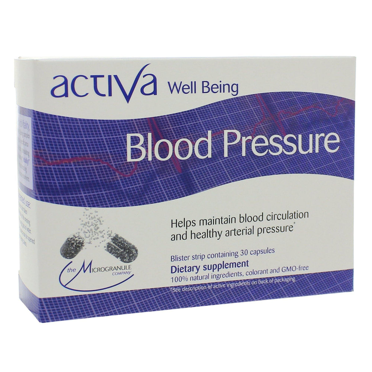 Activa Well-Being Blood Pressure Microgranule 30 Capsules - VitaHeals.com